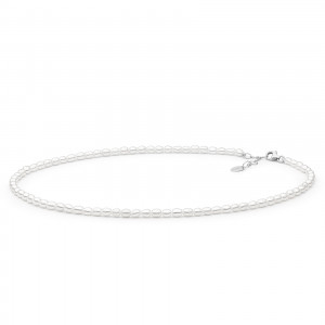 Colier perle naturale si argint 38 cm DiAmanti FCW34-C-G (Argint 925‰ 0,65 g.)